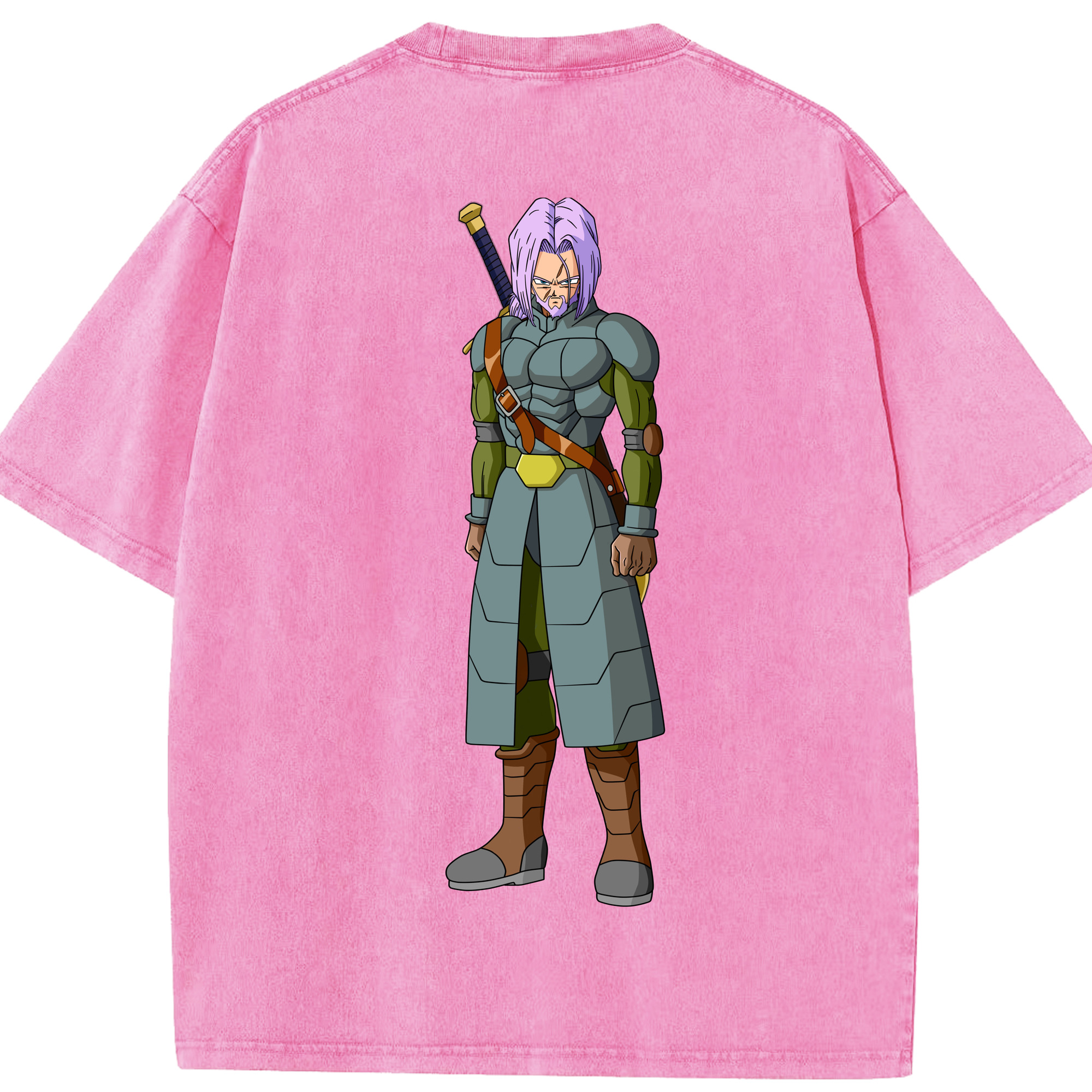 （画像用） ドラゴンボール DRAGON BALL 綿100% ヴィンテージ風 半袖Tシャツ（背面プリント）